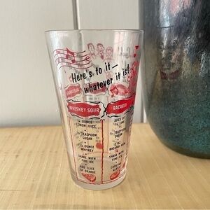 $5 DEAL Party Pint Glass Specialty Drink Recipes Martini Manhattan Alexander